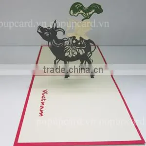Herd Boy Greeting Pop up Card thumbnail-3
