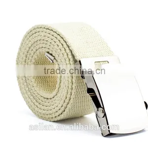 Press Buckle Canvas Belt Army Leisurely Canvas Webbing Belt Colorful 4002 thumbnail-1