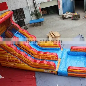 Volcano Commercial Giant Inflatable Water Slide With Pool for Sale Quality Choice thumbnail-1