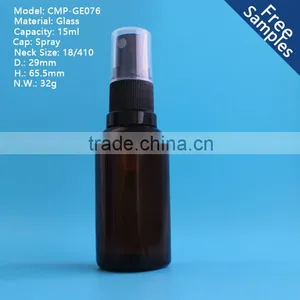 Amber Glass Essential Oil Bottle With Spray,15ml Glass Essential Oil Bottles thumbnail-2