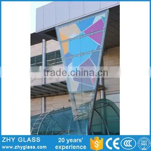 Safety Tempered Colored Printed Glass Pot Decorative With Factory Price thumbnail-1