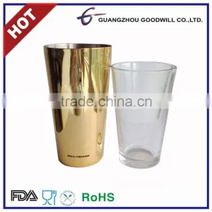 Shaker Bottle Stainless Steel 700ml Gold Plating thumbnail-2