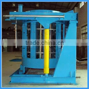 1 Ton Steel Shell Copper Melting Furnace thumbnail-1