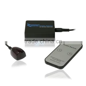 Toslink/Spdif Optical Audio Switcher 2 in 1 Out With IR Remote thumbnail-1