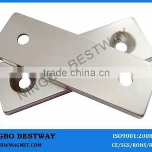 L60*20*4mm With Hole Irregular Shape Magnet thumbnail-1