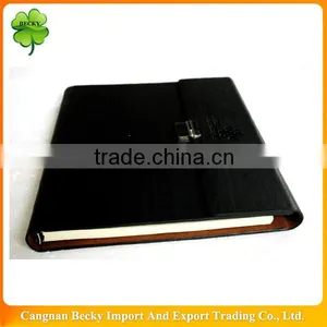 2014 Hot Selling Customized Leather School Note Book thumbnail-3