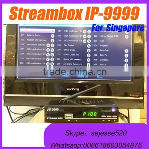 2016 Stream Box Dvb-c Android+Cable Receiver Stream Box Ip-9999 Set Top Box for Singapore+DVB IPTV Replace Streambox c1 thumbnail-1
