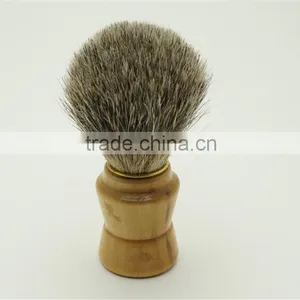 22mm Silvertip Badger Hair Knots Men's Beard Brush Wooden Shaving Brush thumbnail-3