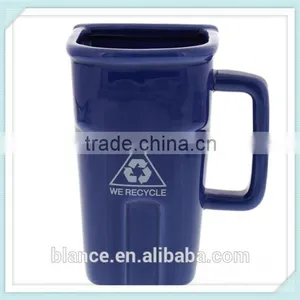 Recycling Bin Ceramic Coffee Mug thumbnail-2