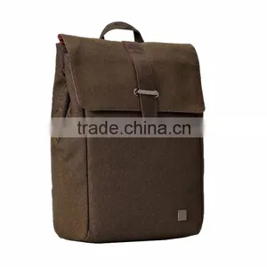 Cotton Canvas Laptop Backpack thumbnail-1