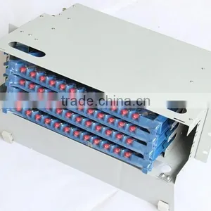 48 Core 19 Inch Odf Fiber Optic Patch Panel / Optical Fiber Distribution Box thumbnail-4