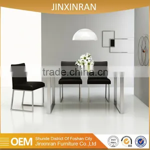 Thickness 20mm Natual Marble Inlay Dining Metal Table thumbnail-3