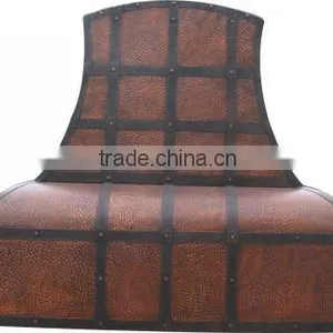 Copper Range Hood With Strips Verticle&Cross thumbnail-1