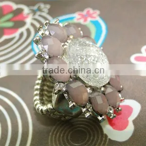 Diamond Rings, Fashion Crystal Rings thumbnail-1
