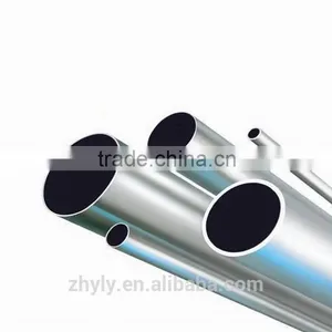 Aluminium Extrusion Pipes Anodized Aluminium Hollow Section Aluminium Decorated Tube thumbnail-4