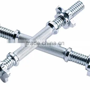 Chrome Threaded Dumbbell Bar thumbnail-2