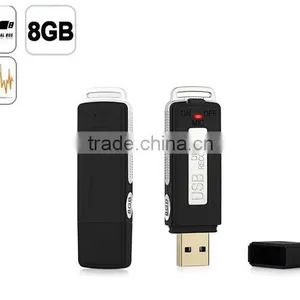 8gb Usb Flash Drive Bulk Audio Voice Recorder Built-in Rechargeable Lithium Battery thumbnail-2