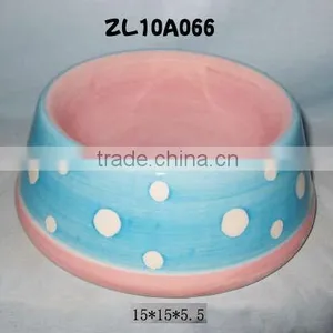 Ceramic Pet Bowl With Little Paw thumbnail-1