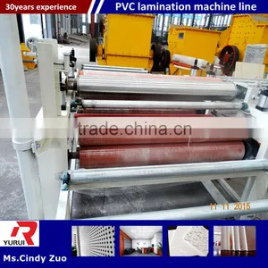 Pvc Laminated Gypsum Ceiling Tiles Machine/PVC Laminated Gypsum Ceiling Tiles Machine thumbnail-4