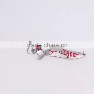 5.5cm/10g Metal Fishing Lure Hard Bait Sequin Spoon Noise Paillette With Feather/Treble Hook thumbnail-3