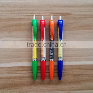 Advertising Logo Customized Plastic Metal Clip Banner Pen 14.8cm thumbnail-6