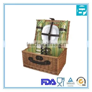Stainless Steel Customized Picnic Set With Basket thumbnail-1