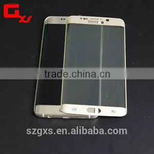 Mobile Phone Accessories For Samsung 3D Silk-screen Curved Edge Tempered Glass Protector For S6 Edge thumbnail-5