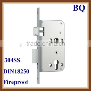 304 Stainless Steel Fireproof Euro Standard Euro Style Mortise Lock With 60 72mm Hole Distance thumbnail-1