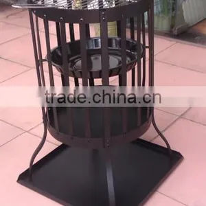 18 Inch Basket Fire Pit and With Bbq Function thumbnail-1