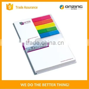 Custom Sticky Memo Notes Pad Assorted as a Book With Hard Cover thumbnail-4