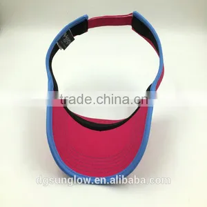 Wholesale 100% Cotton 3D Embroidery Sun Visor Hats for Women thumbnail-5