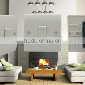 UK Standard Electric Switch 10A 250V 1gang 2way Wall Switch Plate thumbnail-4