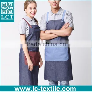 Custom Made Australia Urban Chef Style Denim Apron With Pockets thumbnail-1