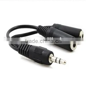 1.8M Male to 2*female 3.5MM Aux Cable thumbnail-1