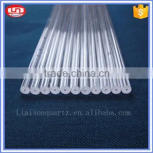 Thick Wall Flat Bottome Quartz Crystal Glass Rods thumbnail-2