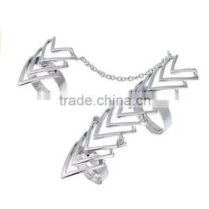 Alli Express Geometry Triangle Rings Engagement Ring thumbnail-6