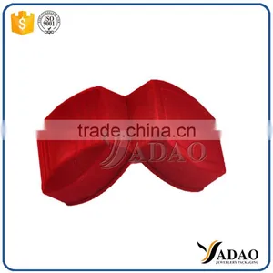 Most Cheap Red Flocking Packaging Small Jewelry Boxes for Ring thumbnail-2