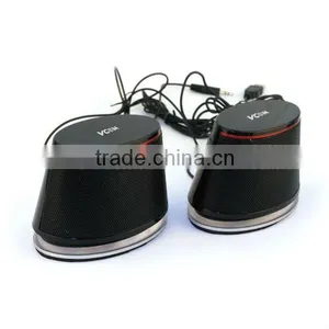VCOM Professional USB Mini Audio Speaker For PC MP3 thumbnail-1