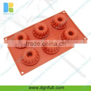6-cavity Cake Silicone Cake Pop Molds thumbnail-1