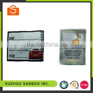 Factory Wholesale High Quality Customized Cheap Woven Labels for Clothing thumbnail-1