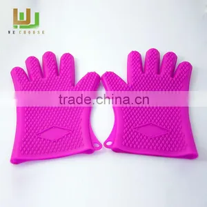 Excellent Quality Highly Appreciated Silicone Oven Gloves Heat Resistant thumbnail-1
