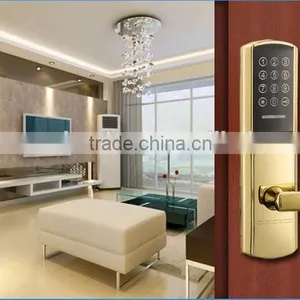 Biometric Keypad Fingerprint Door Lock Remote Control Electric Glass Door Lock thumbnail-4