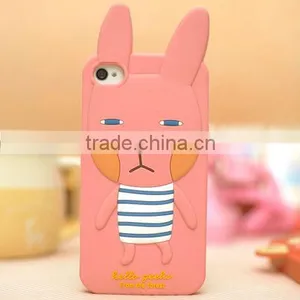 Novelty Romane Silicone Cartoon Protective Cover for IPhone 4S thumbnail-1