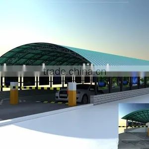 Twin Wall Polycarbonate Sheets Canopy Awning Car Parking Shade Thin Client Price thumbnail-3
