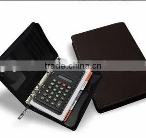 Luxury Leather Notepad Organizer With Calculator thumbnail-1