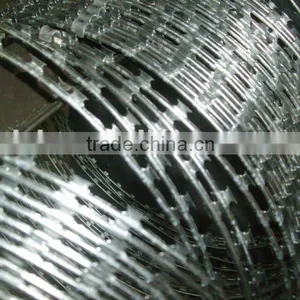 Cheat Price Galvanized Razor Barbed Wire in China thumbnail-1