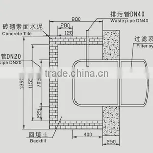 Sand Filter With Double Filtering Barrel/Wall-Mounted Filter PK8026 thumbnail-6