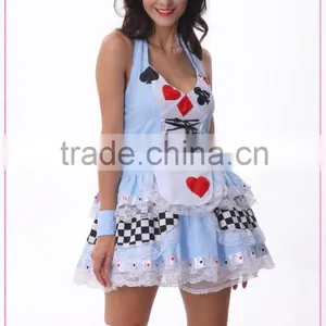 China Sexy Halloween Alice Costumes Wholesale Sexy Cosplay Alice in Wonderland Costume thumbnail-6