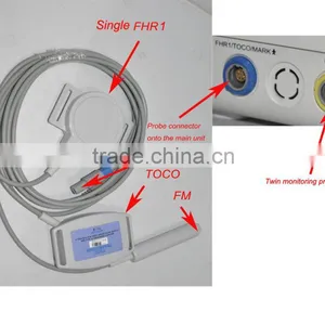 CE and ISO13485 Lightweight Easy Operation 8.4-inch Screen Color LCD Display Portable Fetal Monitor thumbnail-2