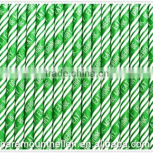 High Quality Fancy Colorful Papar Straws Disposable Paper Straws for Birthday Party thumbnail-3